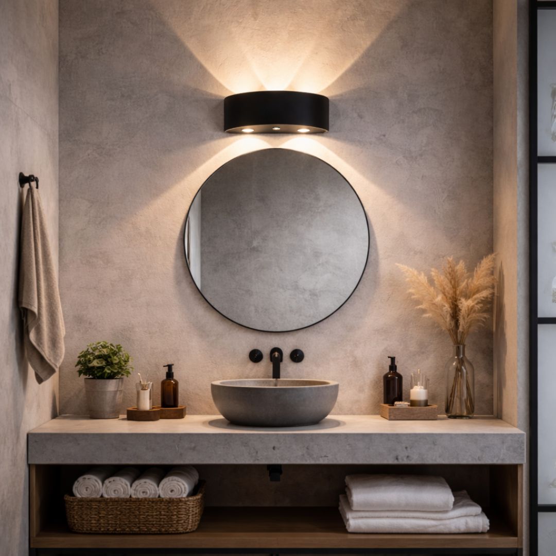 Apliqué Eléctrico Moderno - Luz Cálida / IP44 / Metal