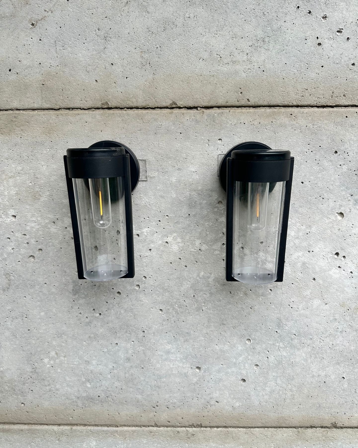 Set 2 Apliques Solares Radiant – Luz Cálida / Exterior / Decorativo IP65