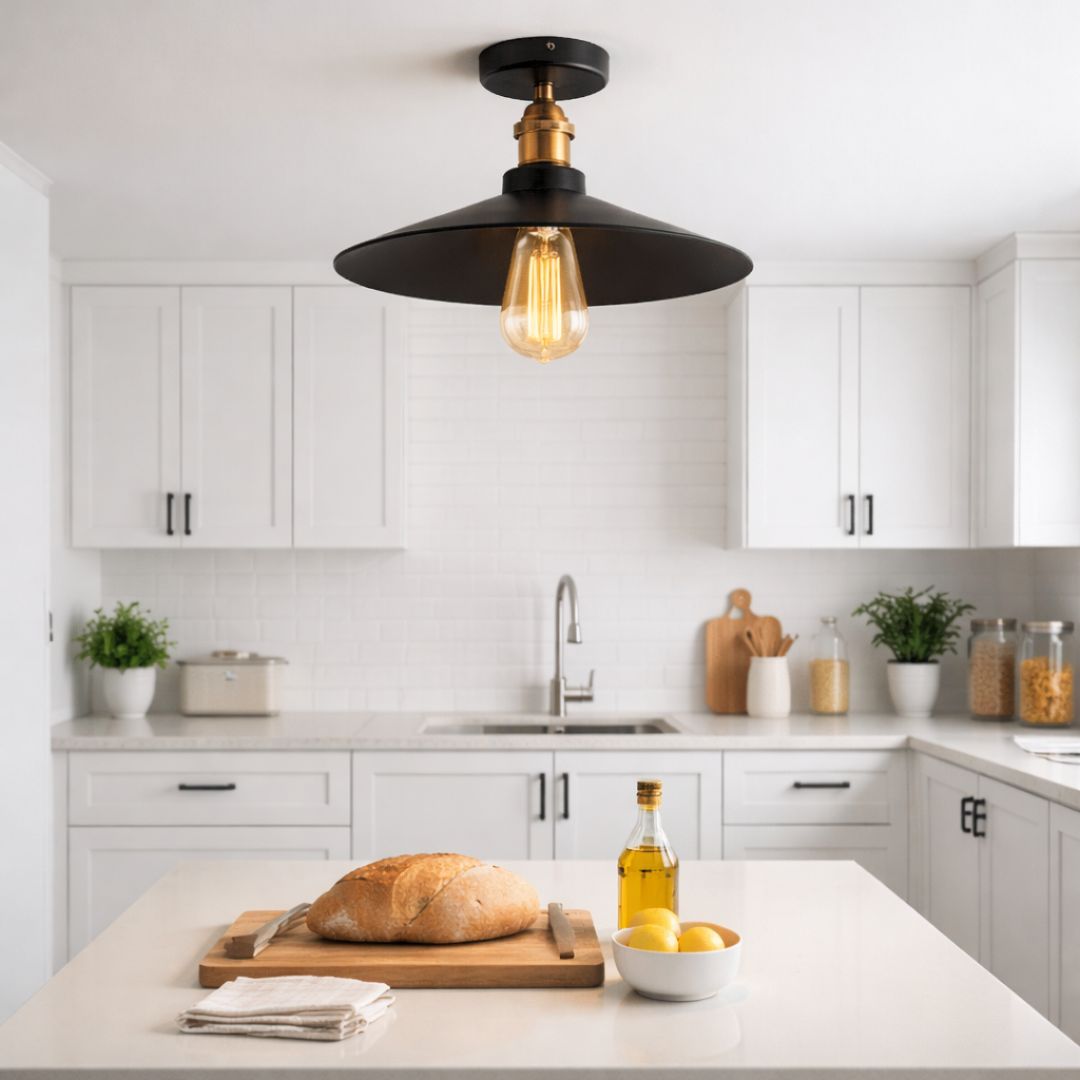 Lámpara Moderna de Techo - Metal / Incluye Ampolleta