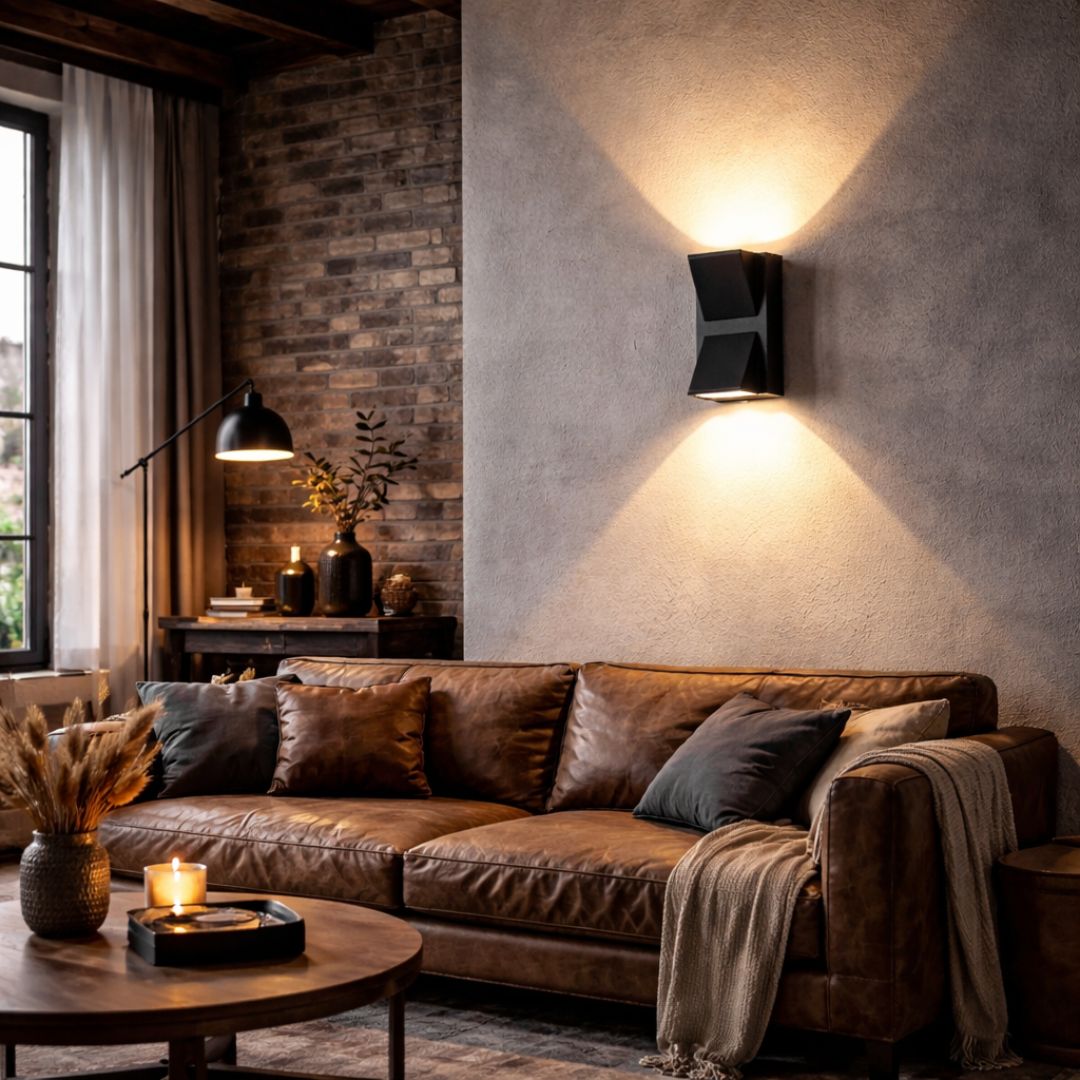 Apliqué Bidireccional - Luz Cálida / IP44 / Metal - Disponible en Dreamy Home!