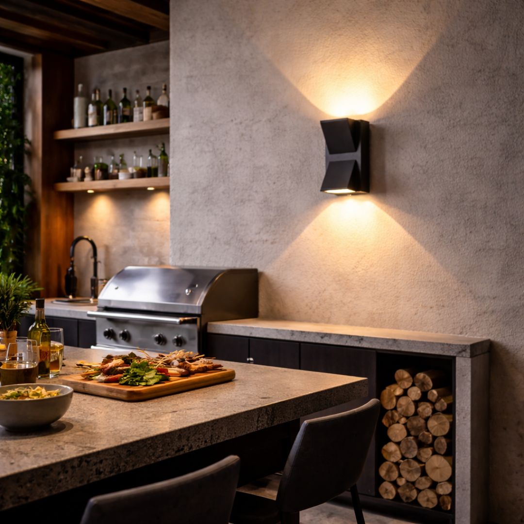 Apliqué Bidireccional - Luz Cálida / IP44 / Metal - Disponible en Dreamy Home!