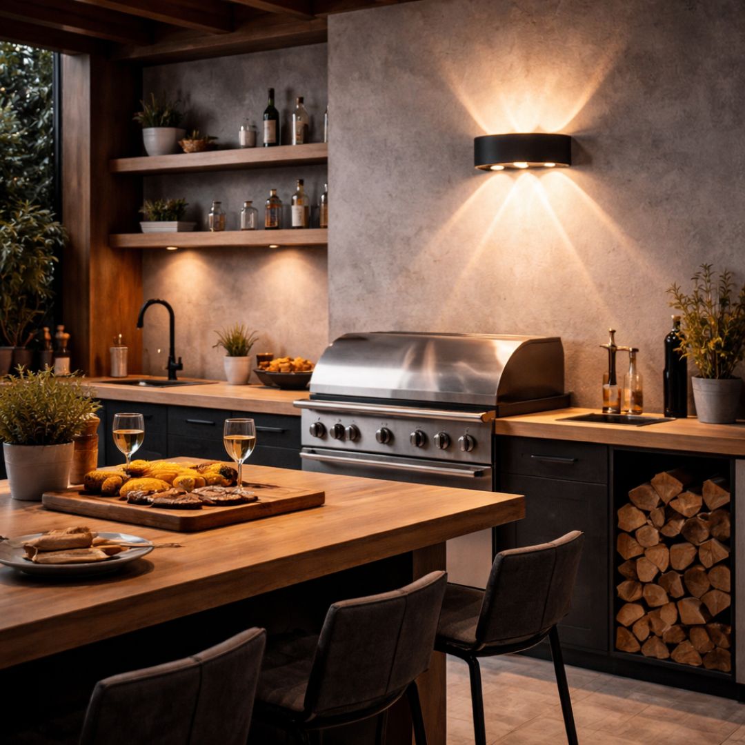 Apliqué Eléctrico Moderno - Luz Cálida / IP44 / Metal - Disponible en Dreamy Home!