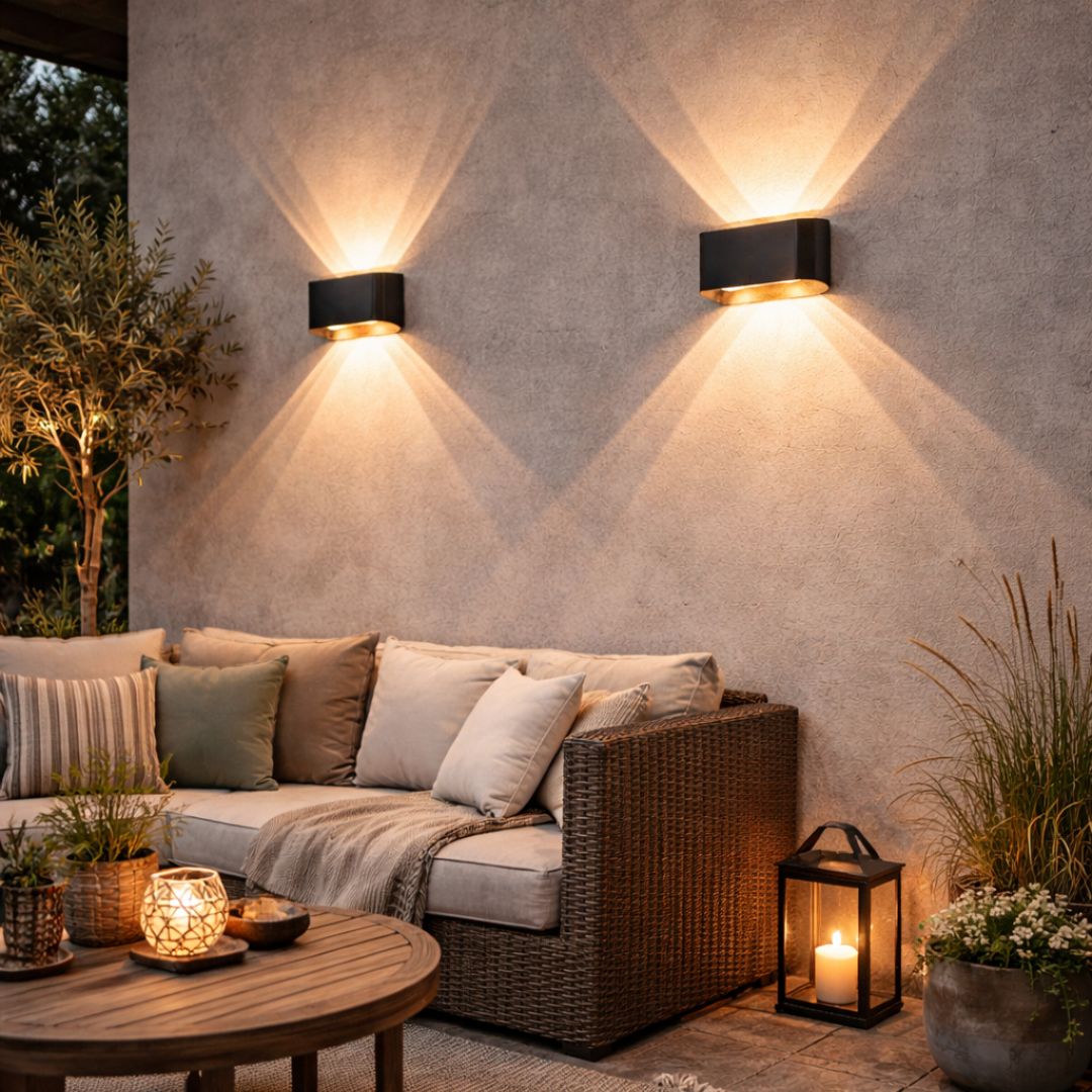 Apliqué Nordico - Luz Cálida / IP44 / Metal - Disponible en Dreamy Home!