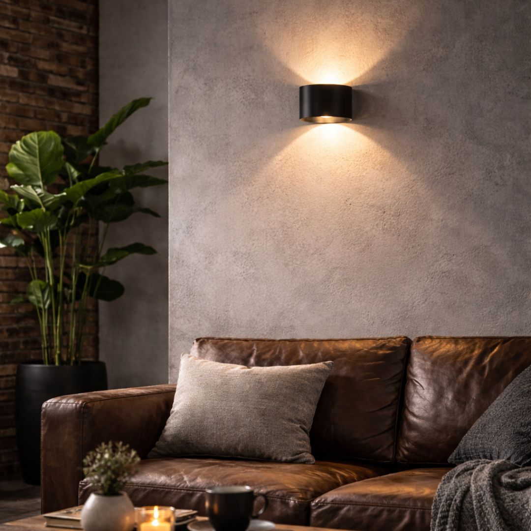 Apliqué Redondo Luz Ajustable - Cálido / Metal / IP44 - Disponible en Dreamy Home!