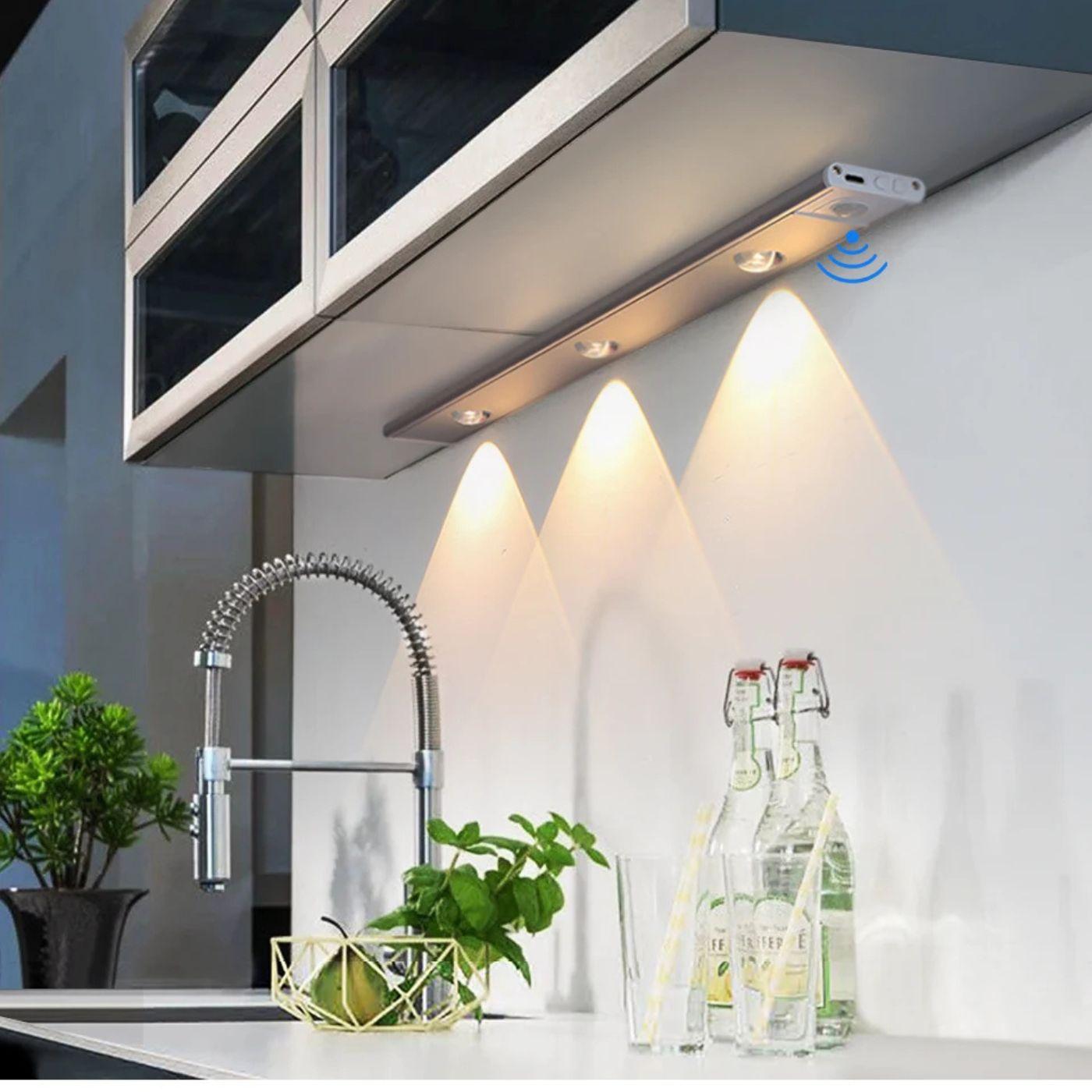 Barra con Sensor Inalámbrica - Luz Cálida o Fría o Neutra / USB - Iluminación - Disponible en Dreamy Home!