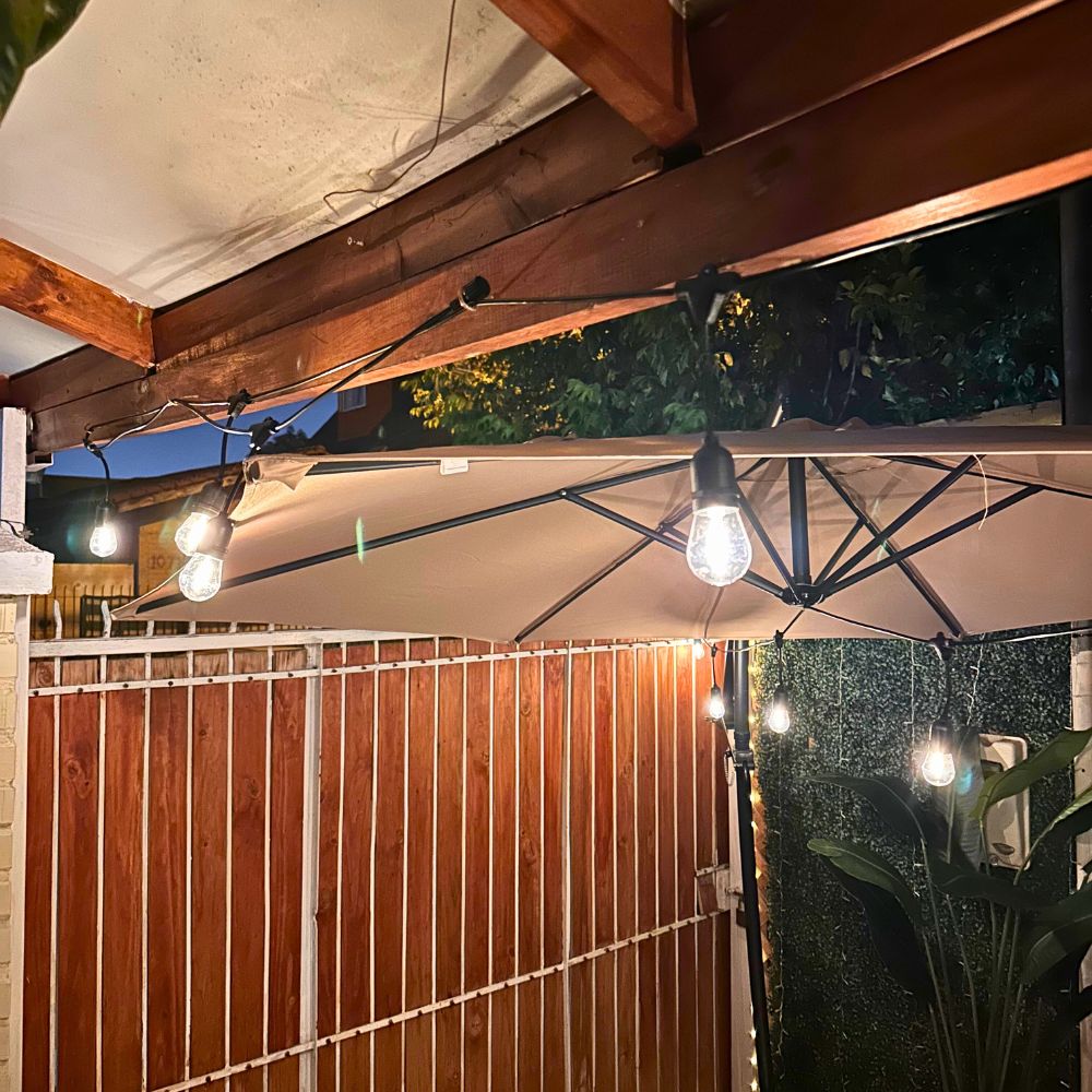 Guirnalda Solar 10 Metros - USB / Luz Cálida / Amp. Intercambiables - Disponible en Dreamy Home!