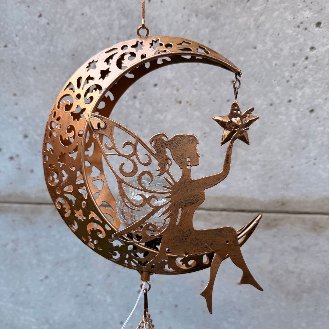 Colgante de Viento de Hada Solar - Luz Cálida / Metal / IP44 - Disponible en Dreamy Home!