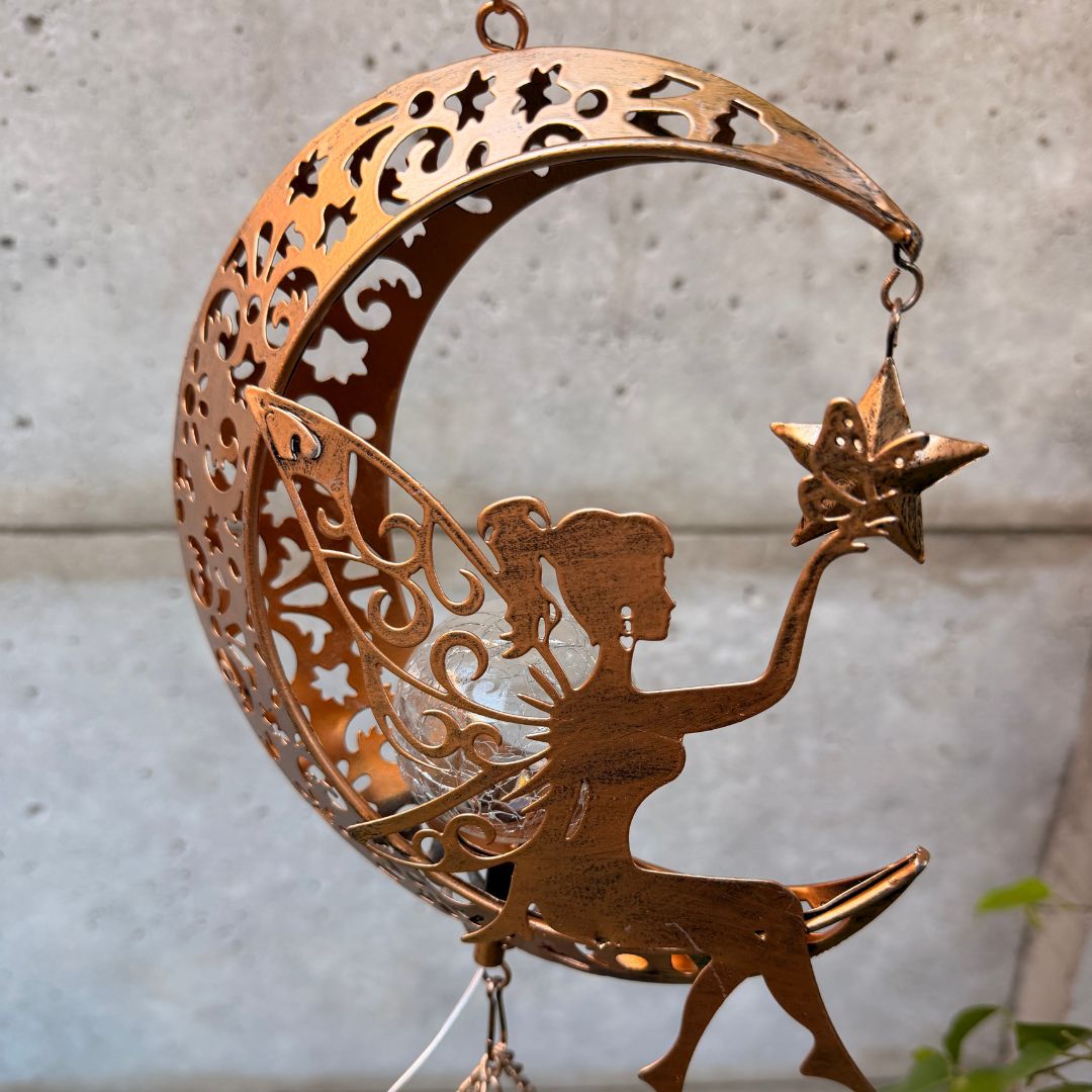 Colgante de Viento de Hada Solar - Luz Cálida / Metal / IP44 - Disponible en Dreamy Home!