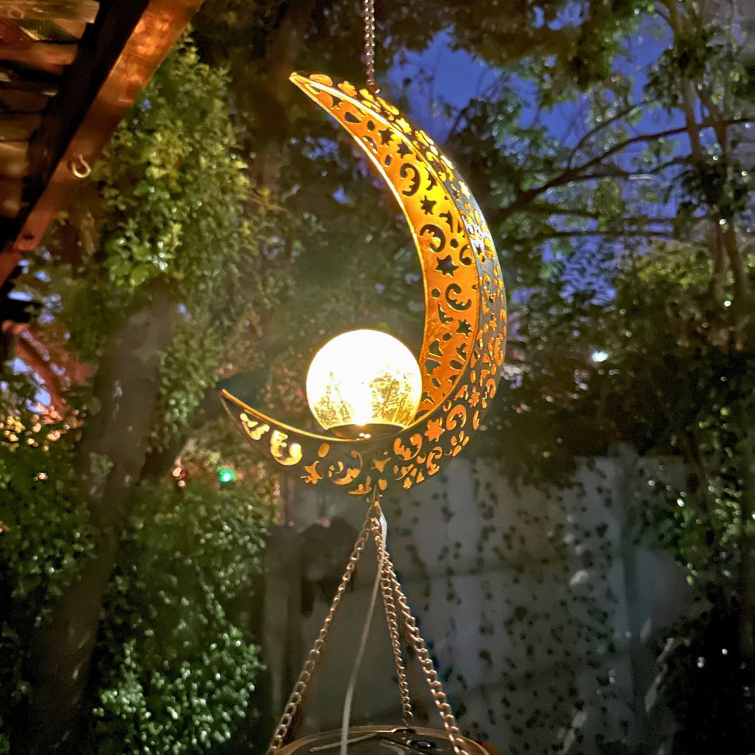 Colgante de Viento Solar - Luz Cálida / Metal / IP44 - Disponible en Dreamy Home!