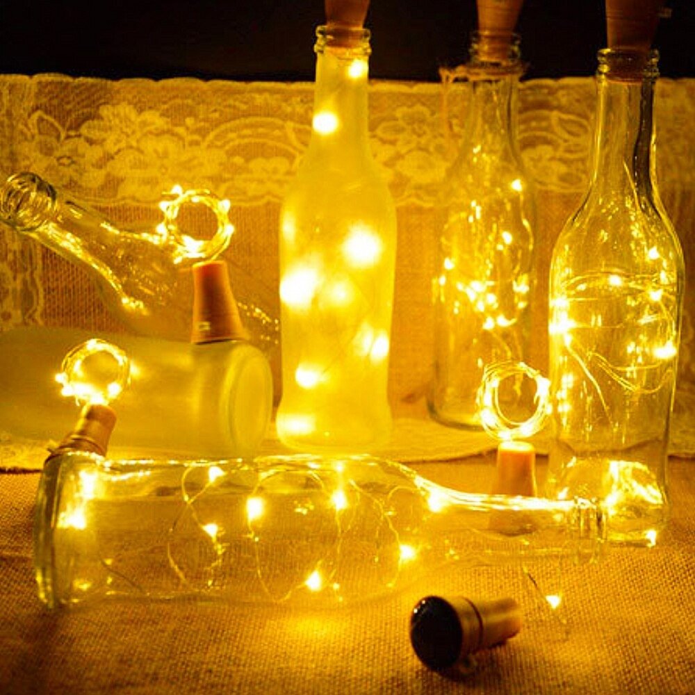 Corcho Hada Solar - Pack 4 un / Cálido o Multicolor / IP65