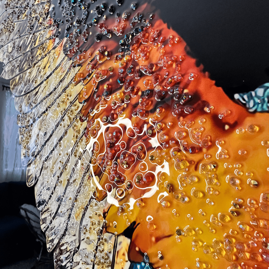 Cuadro Guacamayo - Resina Epóxica - 90 x 60 cm - Decoración - Disponible en Dreamy Home!