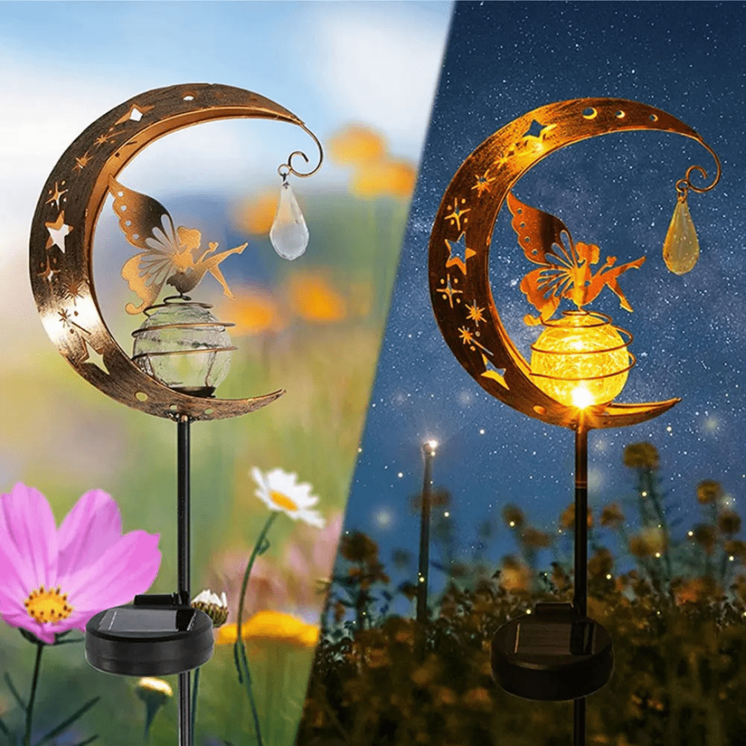 Estaca de Hierro Solar Hada - Luz Cálida / IP65 / Metal - Disponible en Dreamy Home!