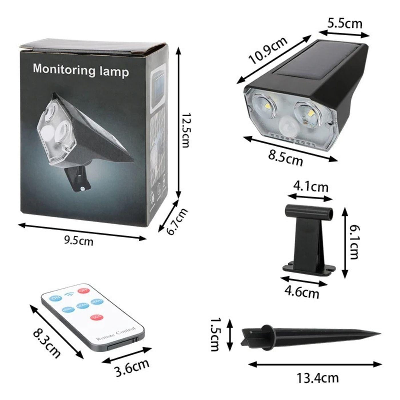 Estaca de Luz Solar con Sensor de Movimiento - Luz Fría - Disponible en Dreamy Home!
