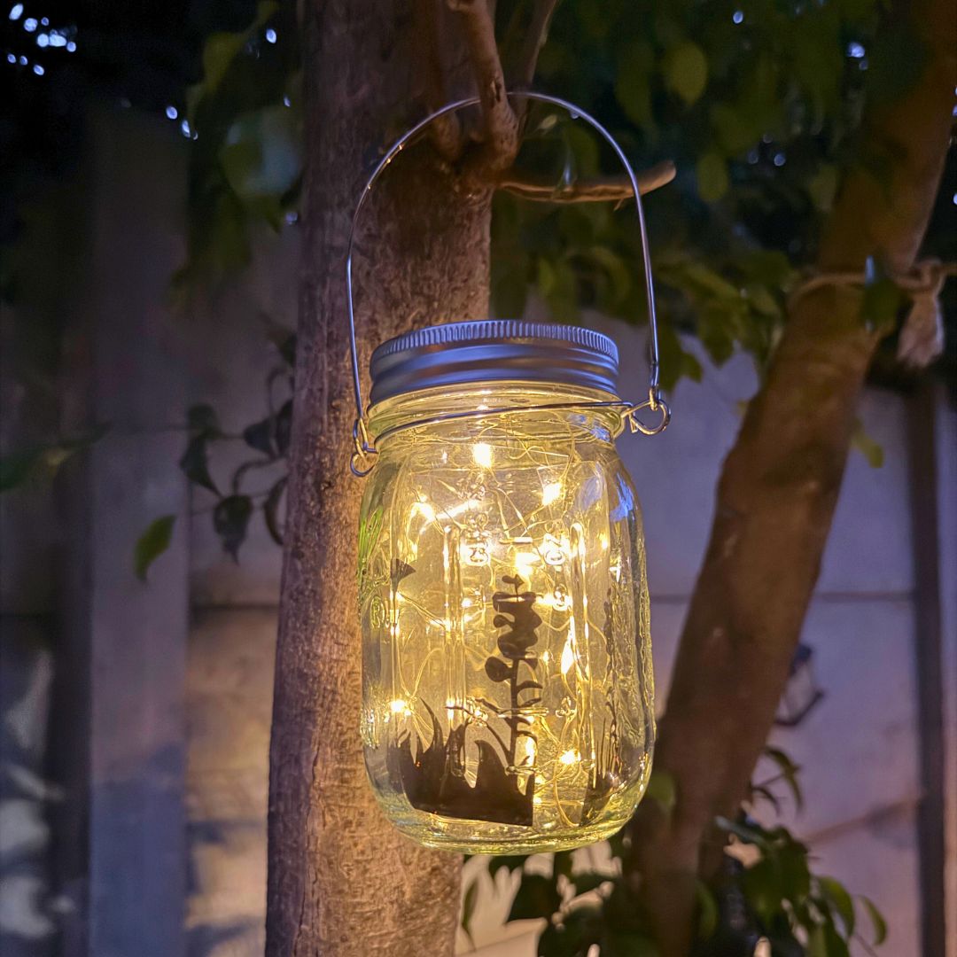 Frasco Hada Solar - Luz Cálida / IP65 / Vidrio - Disponible en Dreamy Home!