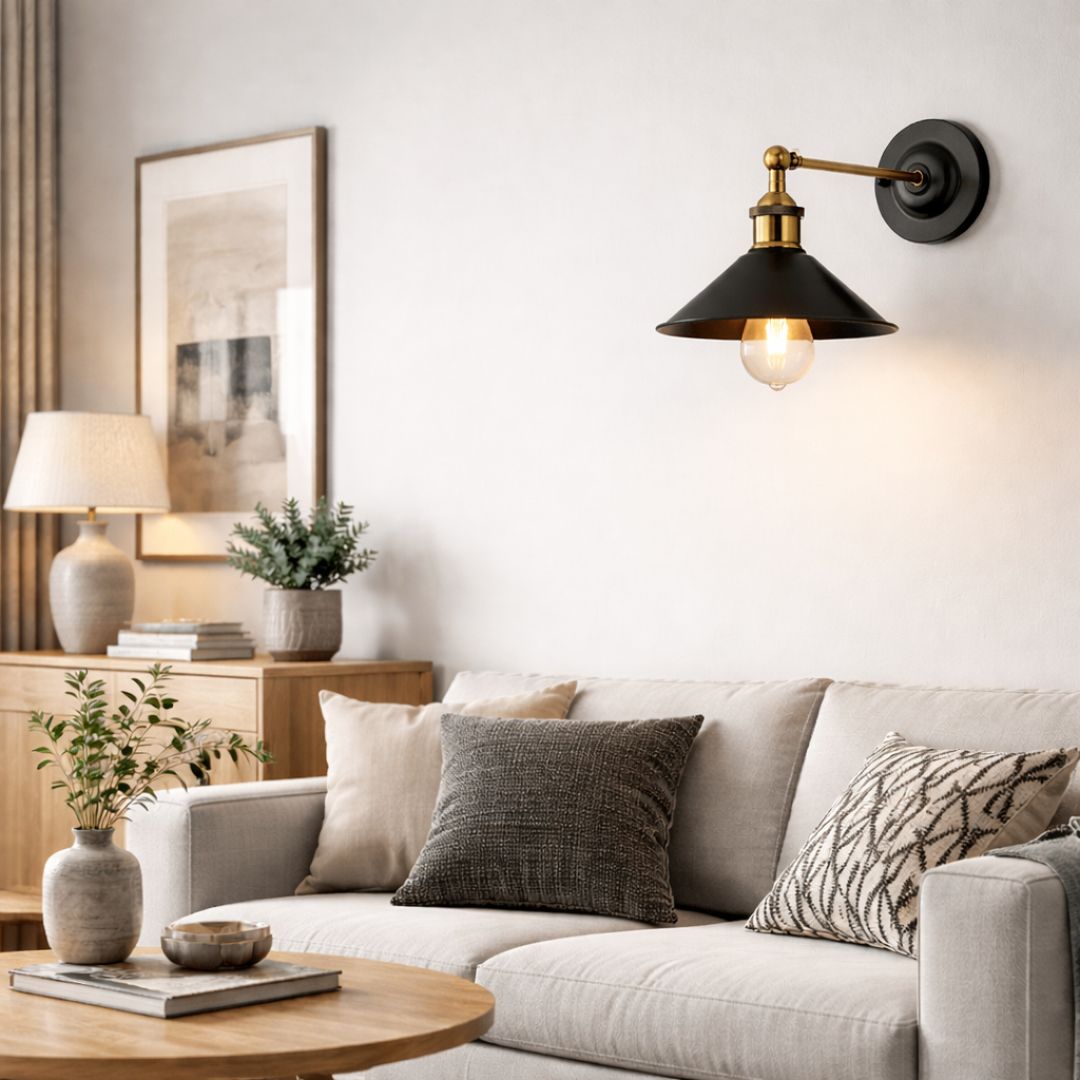 Lámpara Apliqué Loft - Metal / Incluye Ampolleta - Disponible en Dreamy Home!