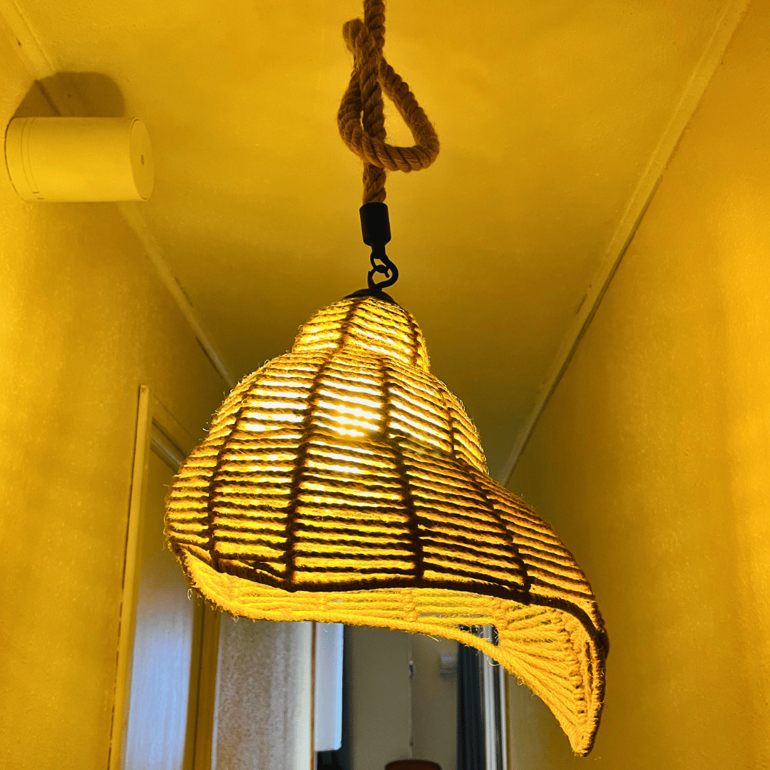 Lámpara de Cáñamo Ibiza - Incluye Ampolleta - Disponible en Dreamy Home!