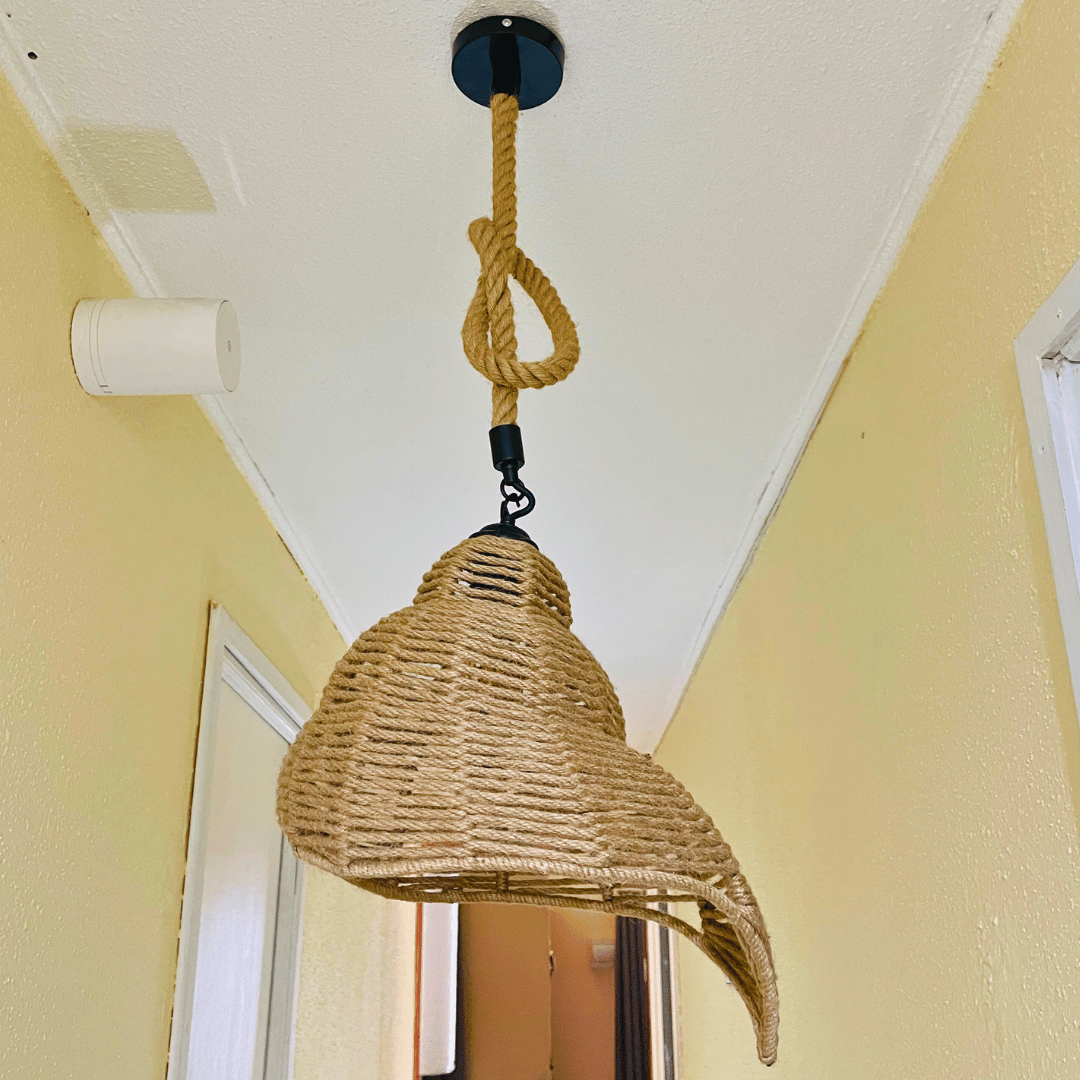 Lámpara de Cáñamo Ibiza - Incluye Ampolleta - Disponible en Dreamy Home!