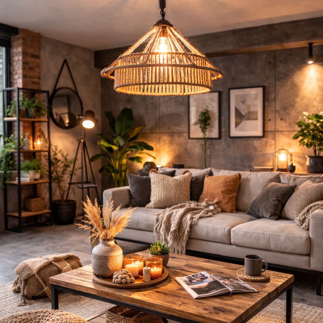 Lámpara de Cáñamo Mallorca - Incluye Ampolleta - Disponible en Dreamy Home!