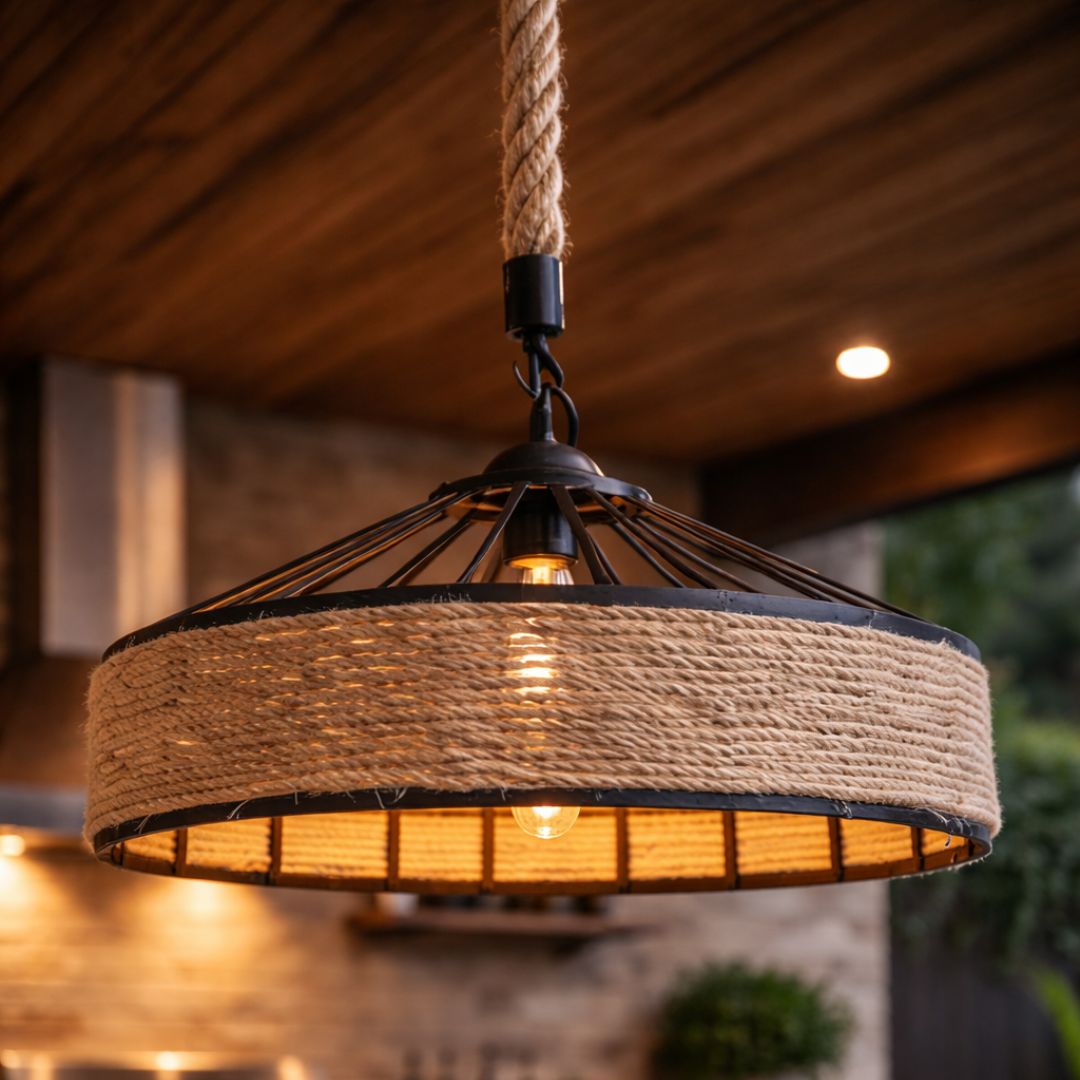 Lámpara de Cuerda Retro - 1 m de Altura / Incluye Ampolleta - Disponible en Dreamy Home!
