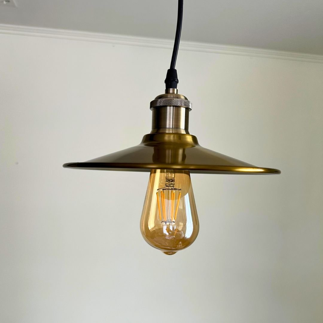 Lámpara Colgante Gold - 1 m de Altura / Metal / Incluye Ampolleta - Casa y jardín - Disponible en Dreamy Home!