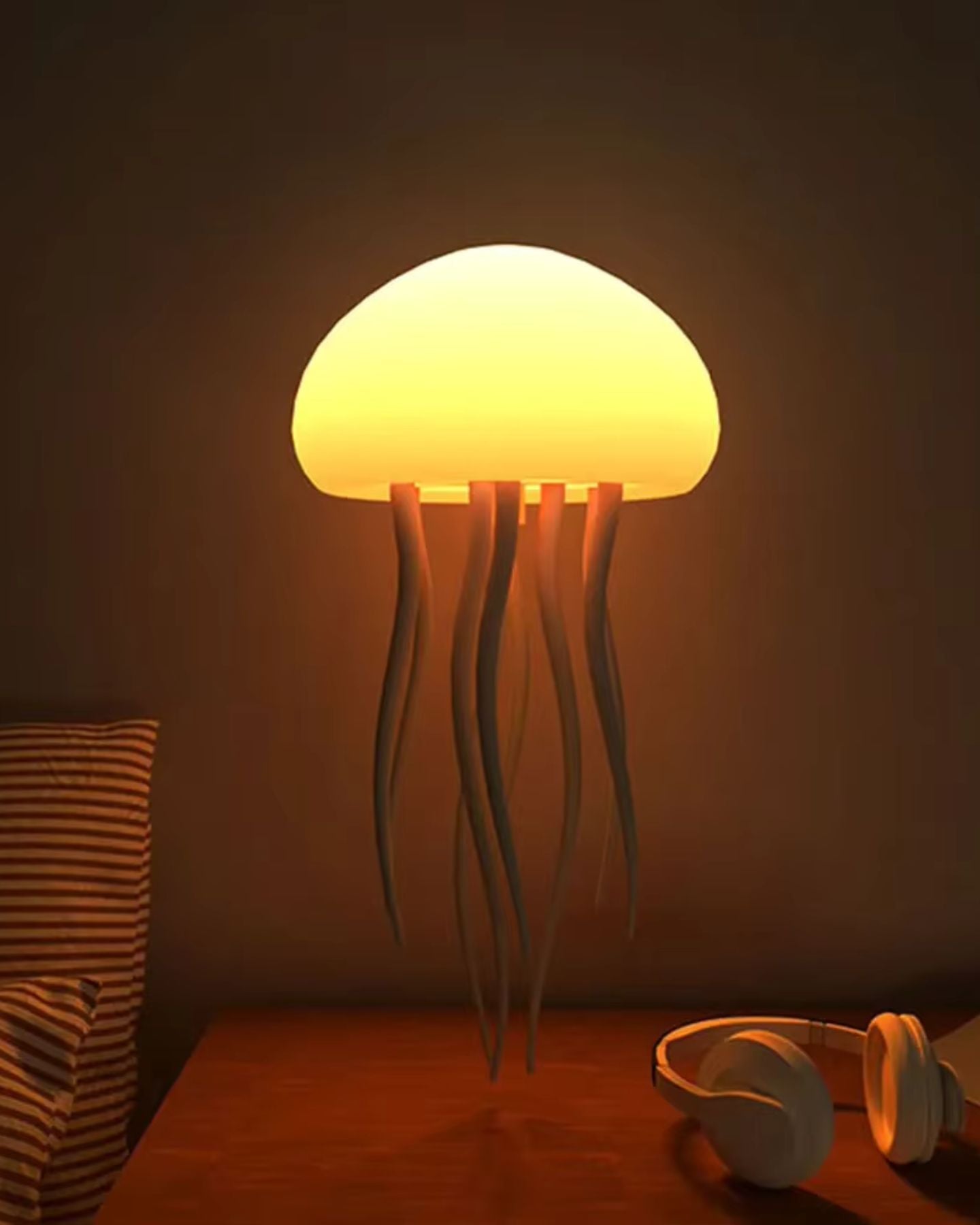 Lámpara Medusa RGB LED – Flotante / Multicolor / USB Recargable - Disponible en Dreamy Home!