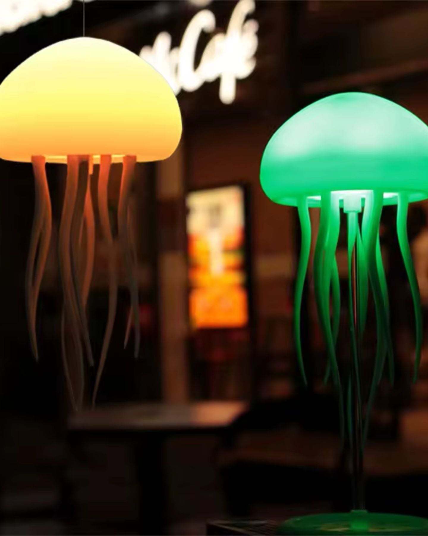 Lámpara Medusa RGB LED – Flotante / Multicolor / USB Recargable - Disponible en Dreamy Home!
