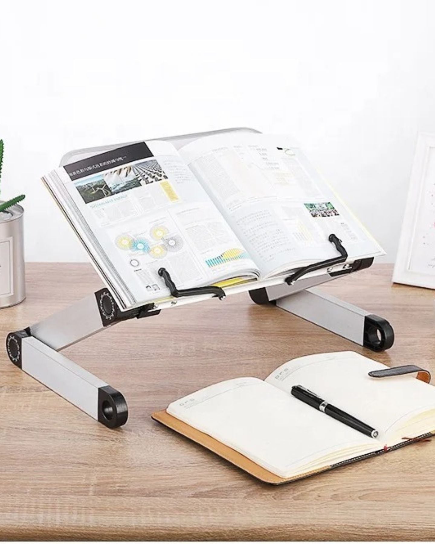 Mesa Multifuncional de Aluminio - Plegable / Inclinable / Patas Articuladas - Disponible en Dreamy Home!