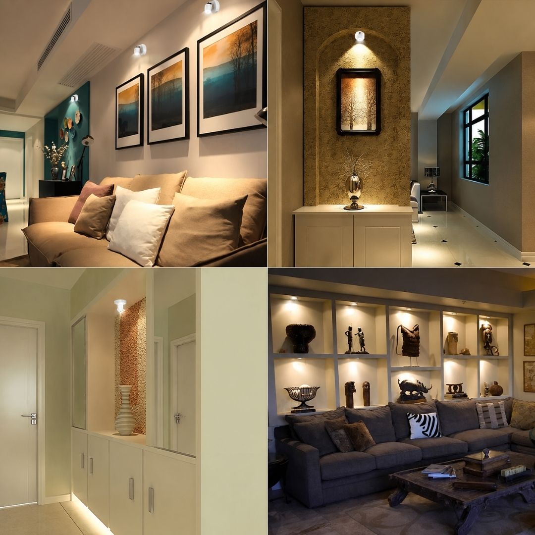 Pack 2 Focos LED Spot Touch – Pilas AA / Control Remoto / Luz Regulable - Luces nocturnas e iluminación ambiente - Disponible en Dreamy Home!