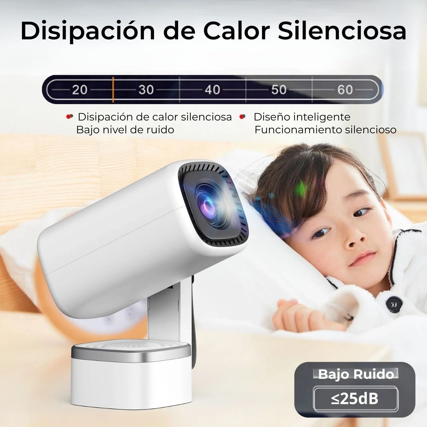 Proyector Smart Portátil 4K / Cine en Casa Todo - en - Uno - Disponible en Dreamy Home!