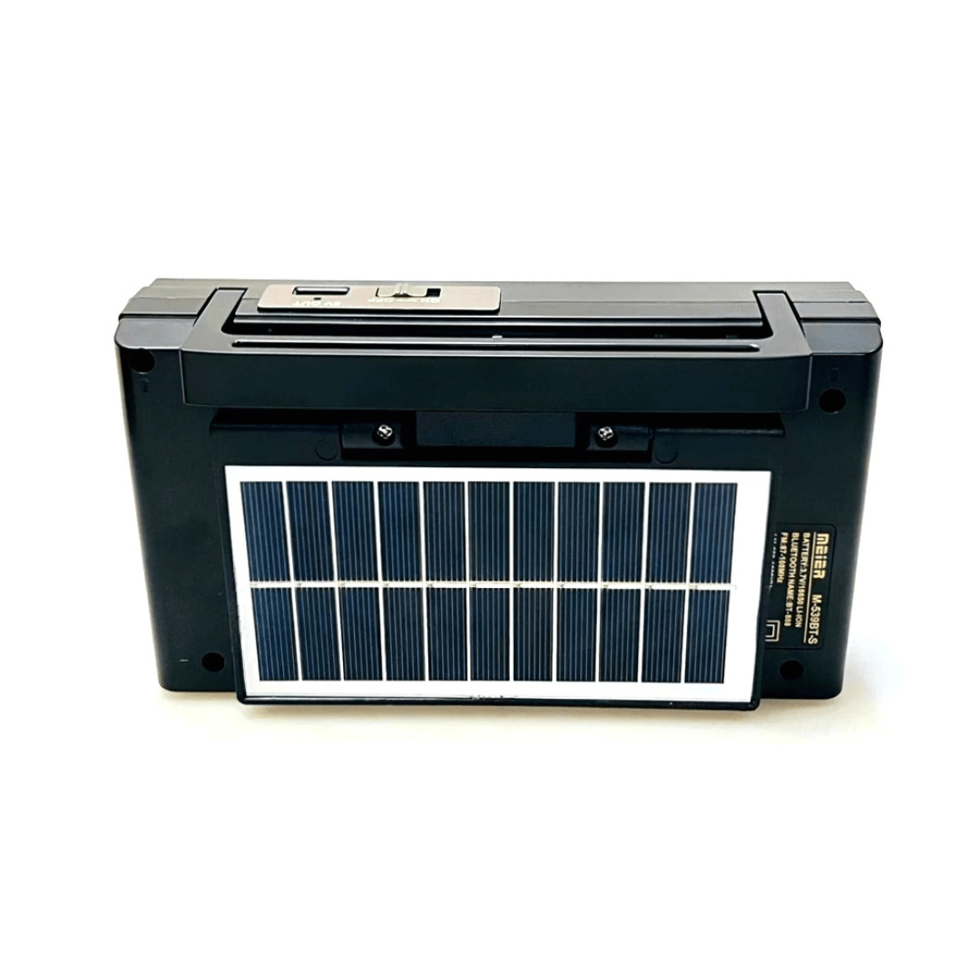 Radio con Panel Solar - FM / Bluetooth / Luz / Carga USB - Luces nocturnas e iluminación ambiente - Disponible en Dreamy Home