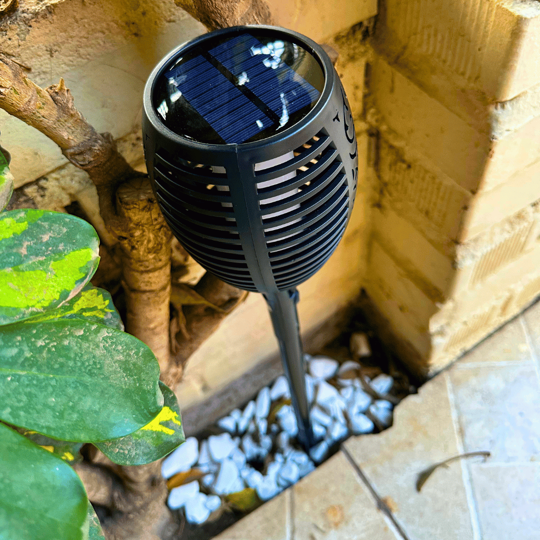 Estaca Antorcha Solar - Luz Cálida / IP65 - Decoración - Disponible en Dreamy Home!
