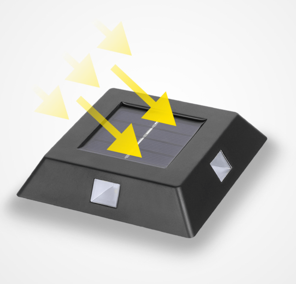 Set de 4 Apliques 360° Solar - Luz Cálida / IP65 - Disponible en Dreamy Home!