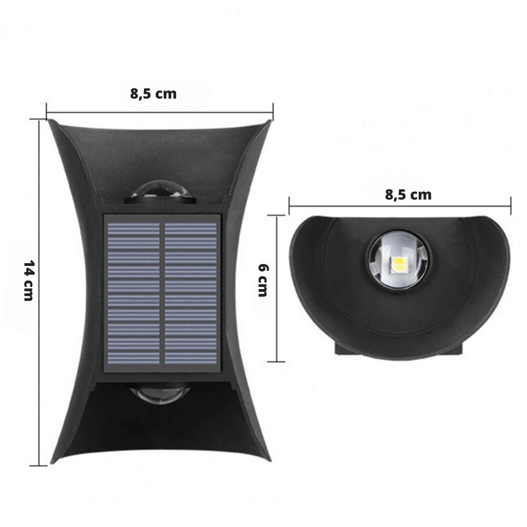 Apliqué Curvo Solar - Luz Cálida y Fría / IP65 - Iluminación - Disponible en Dreamy Home!