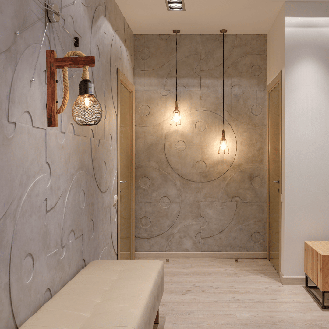 Apliqué Lámpara Globo - Metal y Madera / Incluye Ampolleta - Disponible en Dreamy Home!