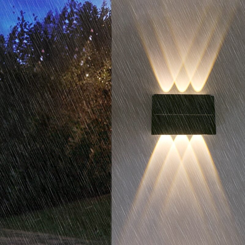 Apliqué Moderno Solar - 6W IP65 Luz Cálida - Iluminación - Disponible en Dreamy Home!