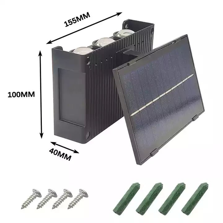 Apliqué Moderno Solar - 6W IP65 Luz Cálida - Iluminación - Disponible en Dreamy Home!