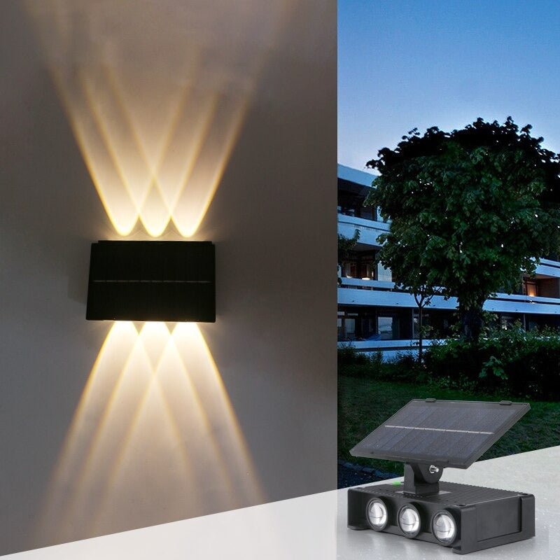 Apliqué Moderno Solar - 6W IP65 Luz Cálida - Iluminación - Disponible en Dreamy Home!