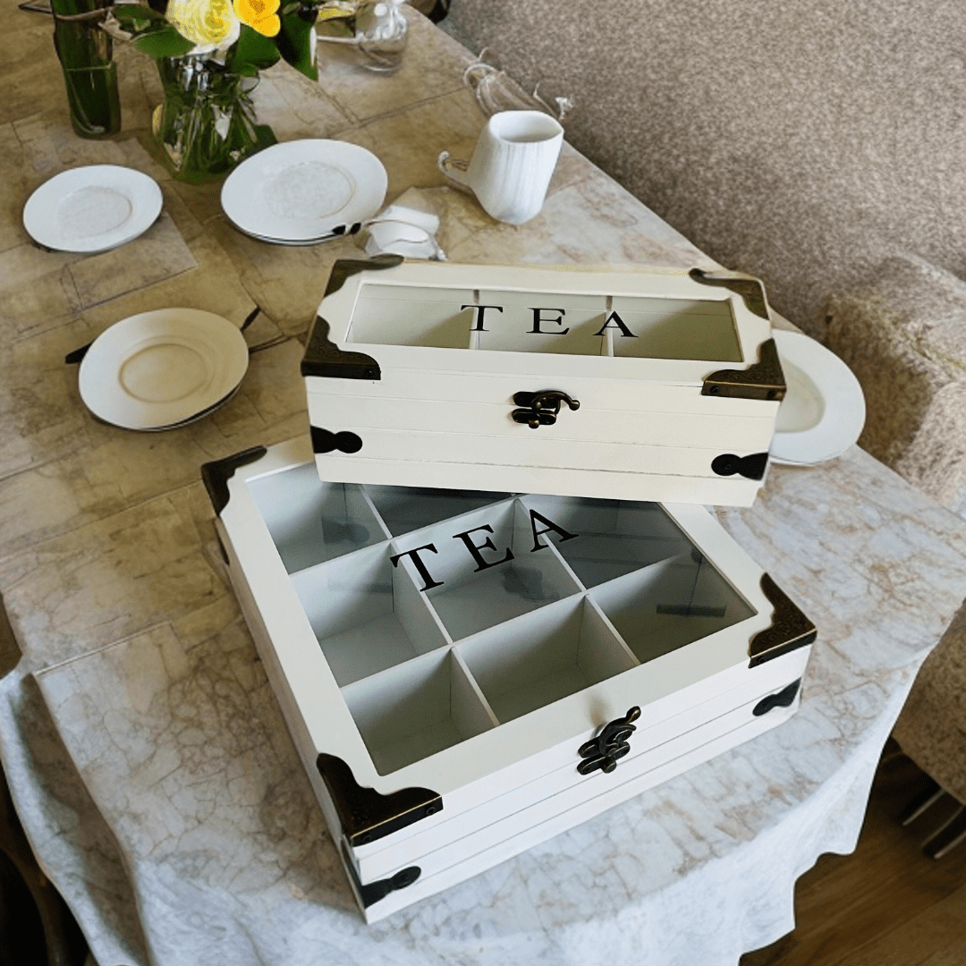 Caja de Té Vintage - Grande/Pequeña - Decoración - Disponible en Dreamy Home!