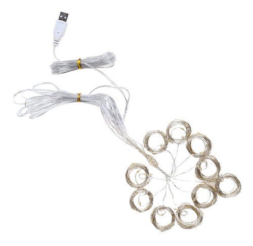 Cascada de Luces Hada - Luz Cálida / 3x3 m / USB - Decoración - Disponible en Dreamy Home!