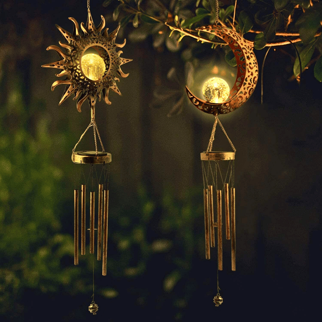 Colgante de Viento Solar - Luz Cálida / Metal / IP44 - Disponible en Dreamy Home!