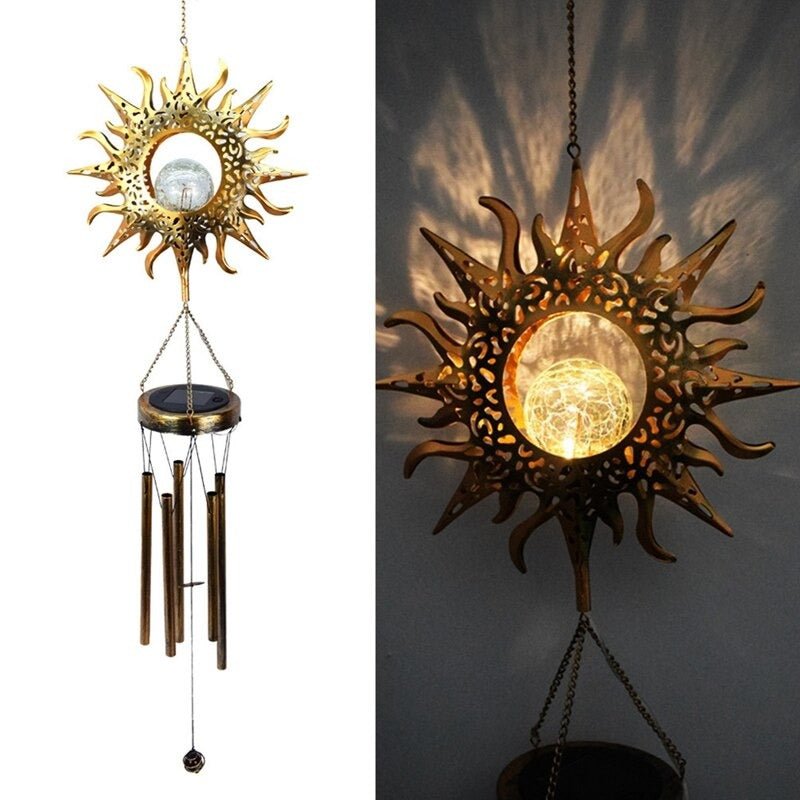 Colgante de Viento Solar - Luz Cálida / Metal / IP44 - Disponible en Dreamy Home!
