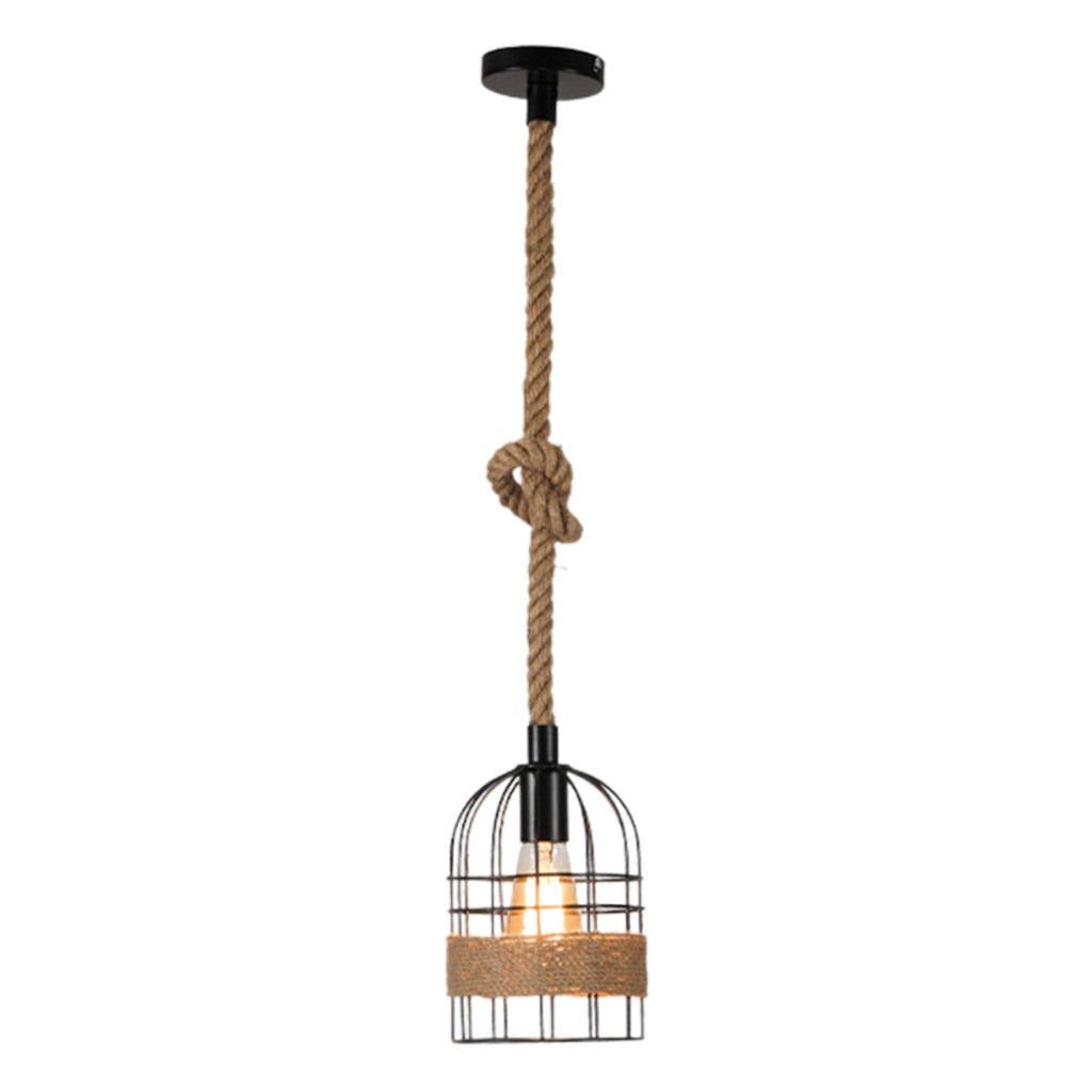 Colgante Macramé - 1 m de Altura 220V Incluye Ampolleta 6W-Dreamy Home