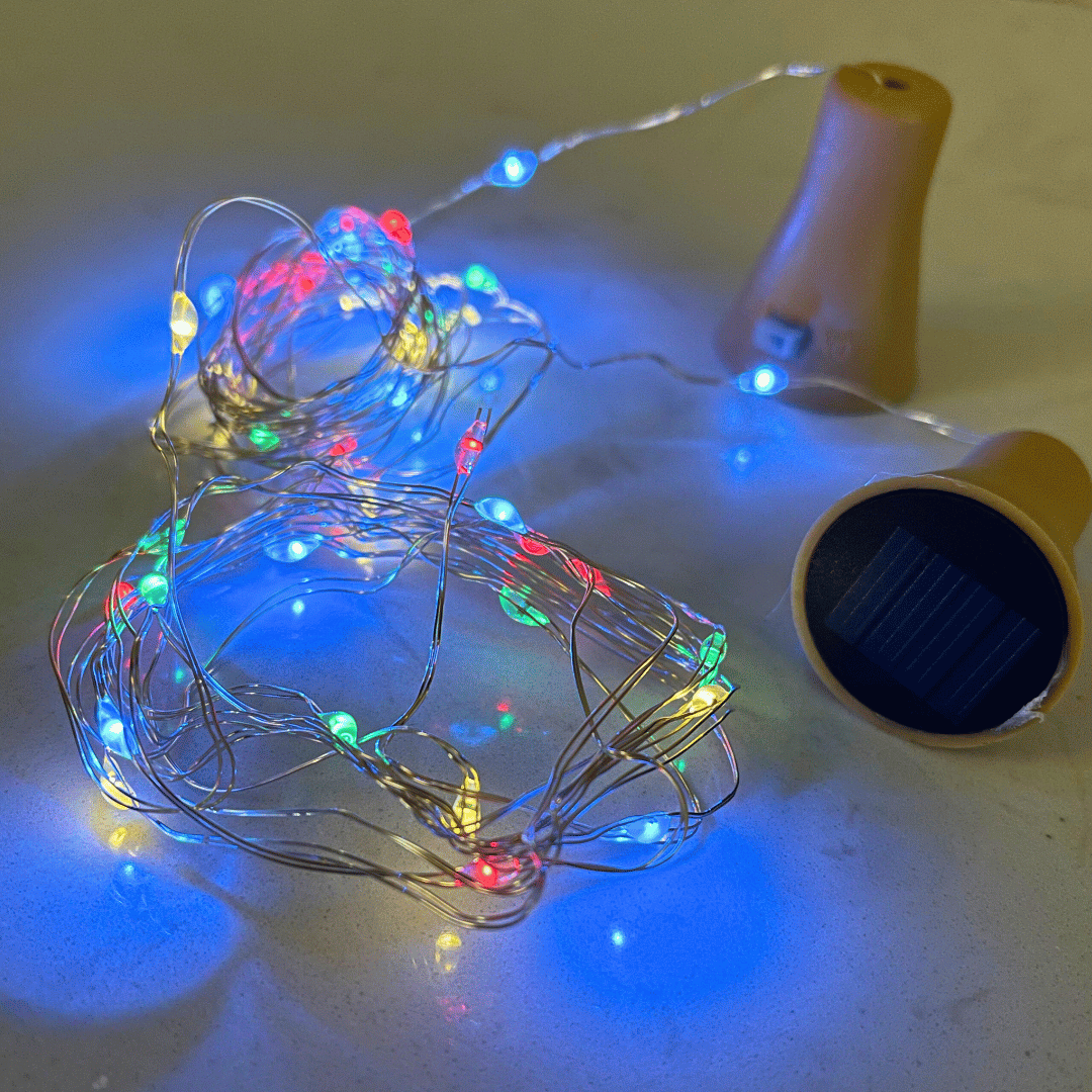 Corcho Hada Solar - Cálido o Multicolor / IP65 - Disponible en Dreamy Home!