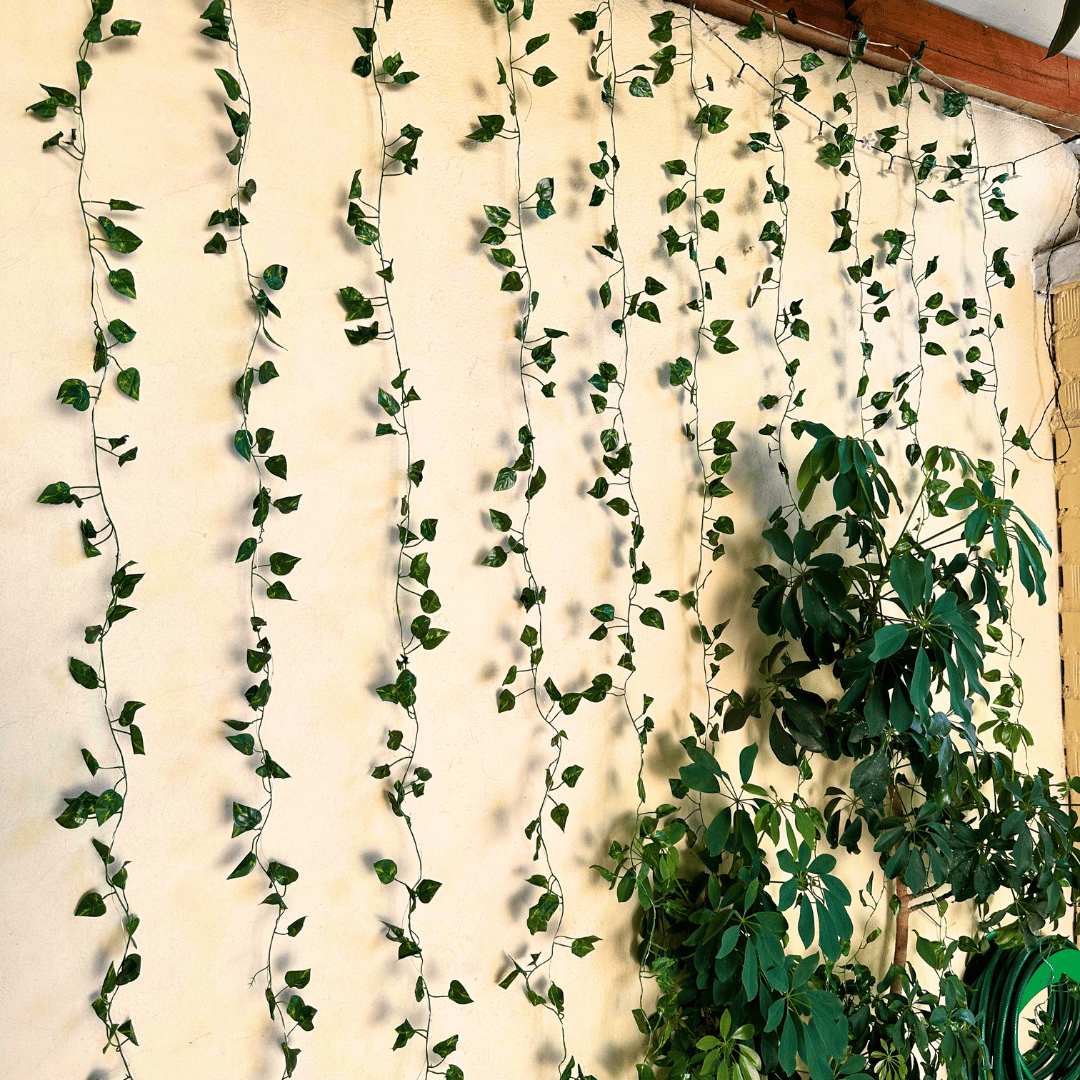 Cortina de Hojas Solar - Luz Cálida / 2x2 o 3x3 m - Disponible en Dreamy Home!