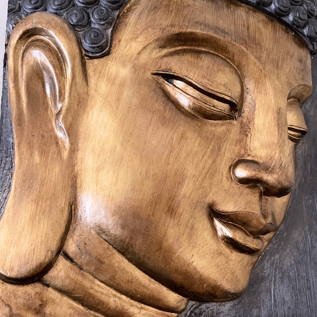 Cuadros Tailandia - Relieve / Color Negro Dorado / 45x56 cm / Resina - Decoración - Disponible en Dreamy Home!