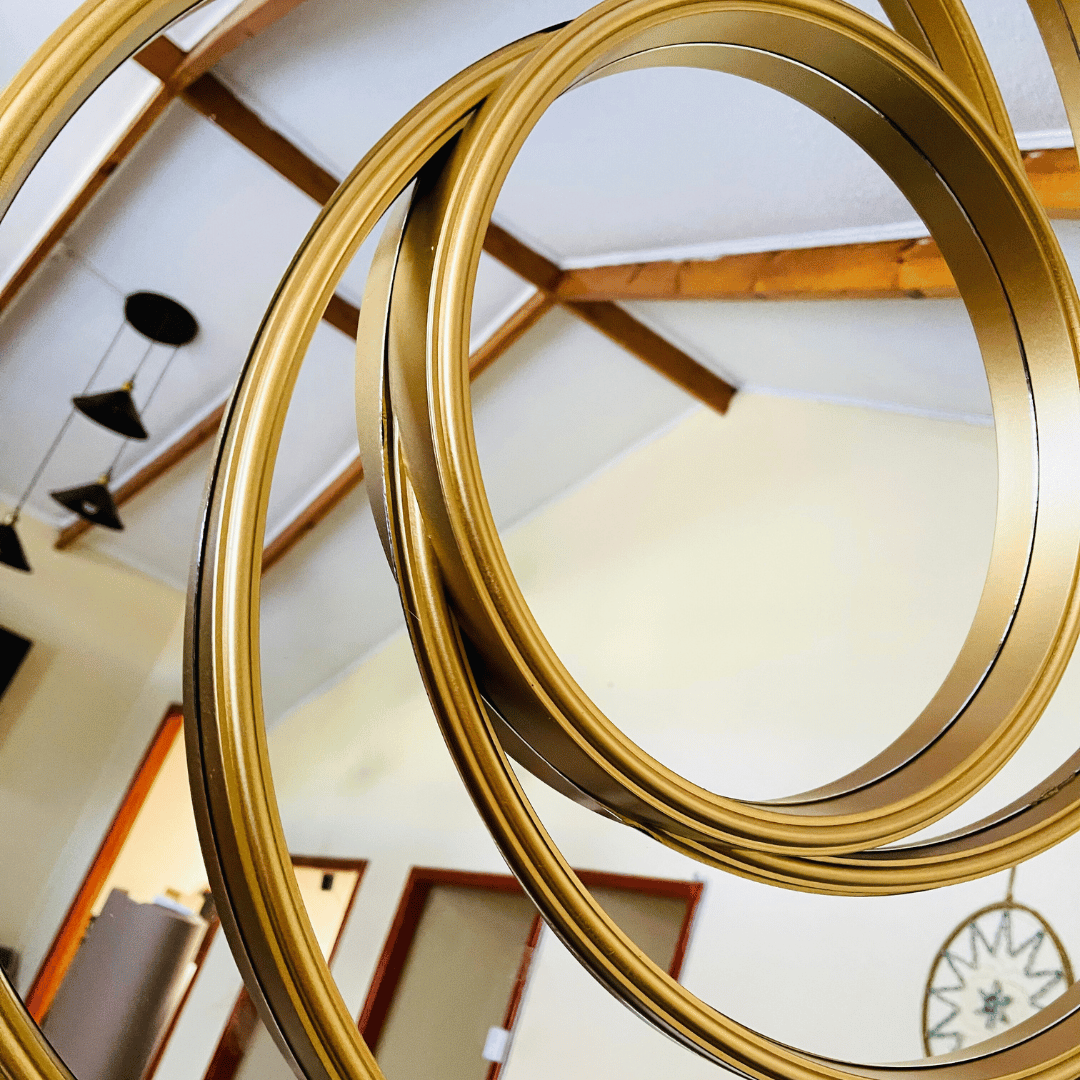 Espejo Tornado - Dorado/Diámetro 70 cm - Disponible en Dreamy Home!