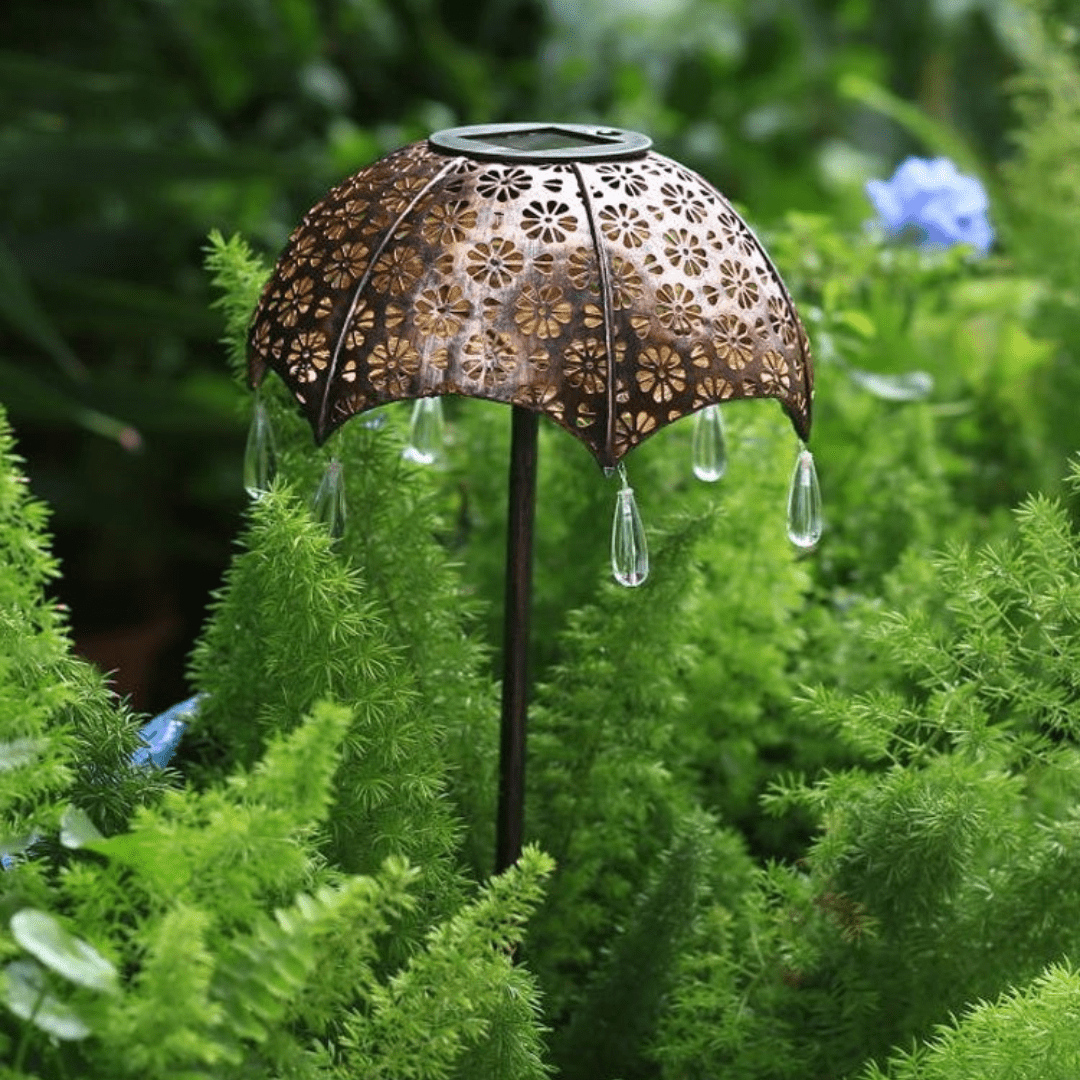 Estaca de Paraguas Solar - Luz Cálida / IP65 / Altura 53 cm - Disponible en Dreamy Home!