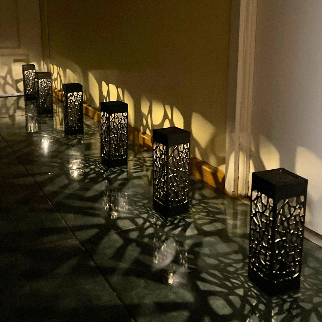 Set de 8 Estacas Design Pro Solar - Luz Cálida / IP65 - Disponible en Dreamy Home!