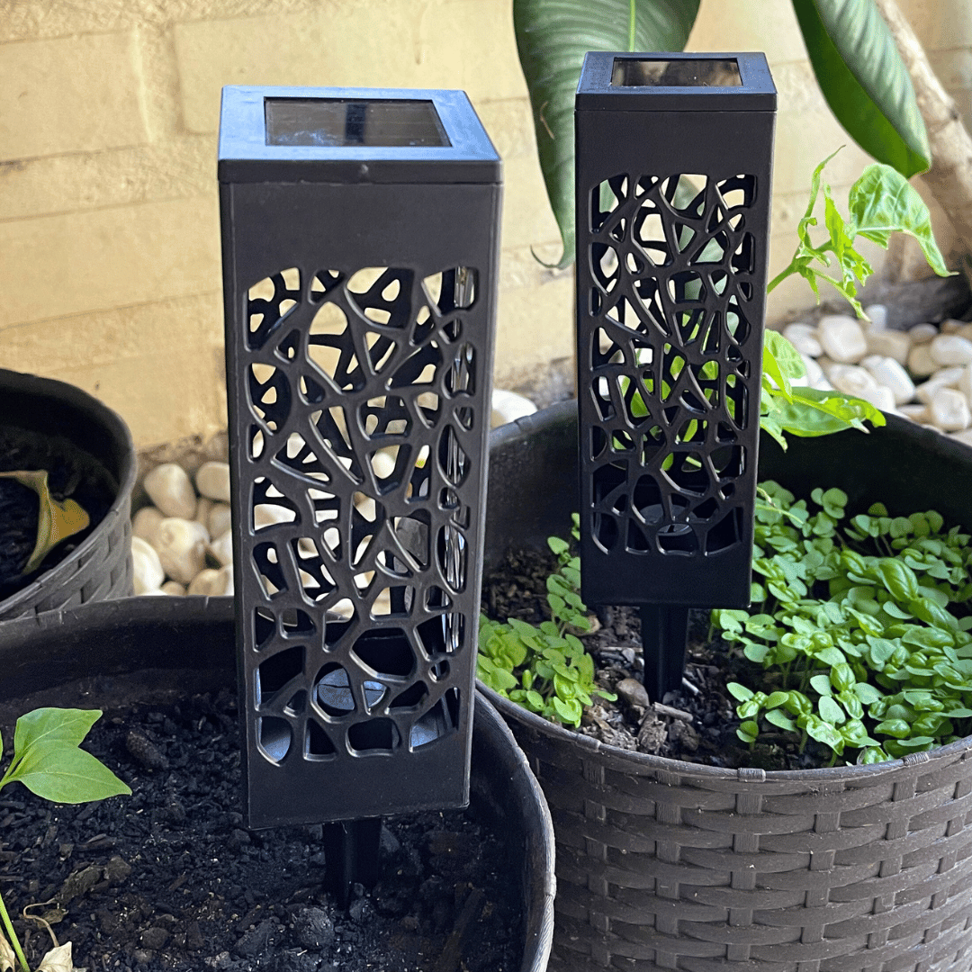 Set de 8 Estacas Design Pro Solar - Luz Cálida / IP65 - Disponible en Dreamy Home!