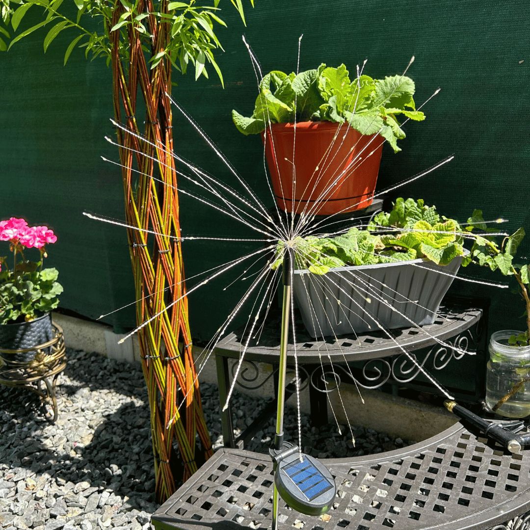 Set de 2 Estacas Firework Solar - Luz Cálida o Multicolor / IP65 / Altura 84 cm - Disponible en Dreamy Home!